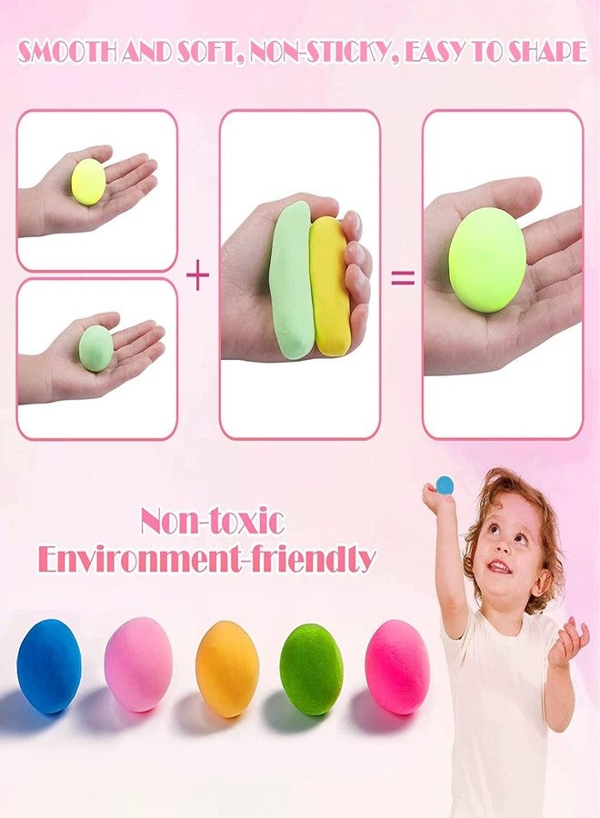 YAJNAS 12 Pcs Air Dry Clay for Kids with 3 Sculpting Tools - Creative Art & Crafts Play Dough Birthday Return Gift for Boys and Girls - Color As Per Stock - Image 3